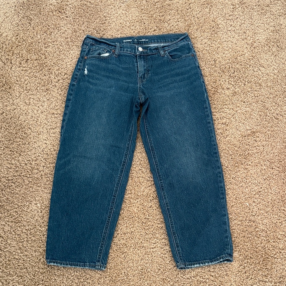 Old Navy Mid-Rise Boyfriend Loose Jeans